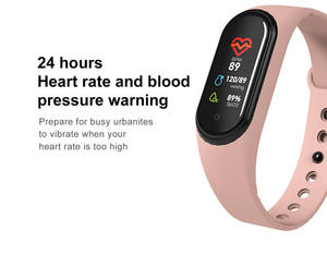 Pulsera Inteligente <span class=keywords><strong>M4</strong></span> para Fitness, Bluetooth 5.0, Aplicación <span class=keywords><strong>Fitpro</strong></span>, Pantalla TFT a Color de 0.96 Pulgadas, Correa de Silicona, Pulsera Deportiva para Hombre y Mujer - Product Image 6