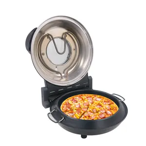 Hot sale 1200w Electric 12inch Pizza pan Pizza maker ceramic Stone plate muti-function fast easy pizza oven baker