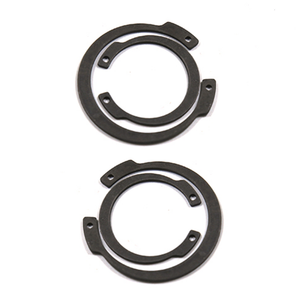 Acier à ressort 65Mn monté axialement Type A circlips élastiques noirs E pour alésages bague de retenue inverse pour trou - Product Image 4