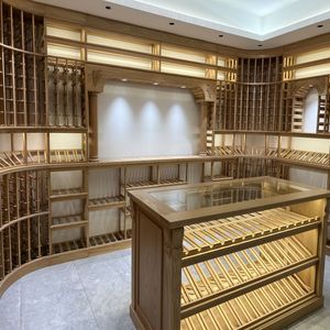 Customized Wine Cellar for Home Red <b>Storage</b> Modern Wooden Mhwr-001, Mhwr-002 Dining Room Furniture <b>Wood</b> Wine <b>Rack</b> - Product Image 1