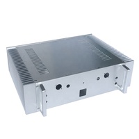 Bzbrzhifi — boîtier de boîtier Double radiateur, boîtier d'amplification, châssis en aluminium, CNC os Audio Amp, nouvelle collection