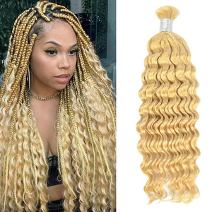 Suki Original en vrac 613 cheveux humains pour le tressage en gros tresses birmanes extensions de cheveux humains sans trame cheveux bouclés en vrac - Product Image 1