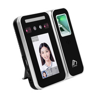 Système de contrôle d'accès Timy TM-AI24F Cloud WIFI avec reconnaissance faciale/empreintes digitales/codes PIN/cartes, écran tactile LCD IPS 4,3 pouces