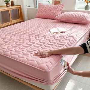 Protector <span class=keywords><strong>de</strong></span> Colchón Transpirable <span class=keywords><strong>de</strong></span> Algodón Ultra Suave y Agradable para la Piel, Cubrecama Ajustable - Product Image 6