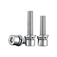 Tornillo Allen GB70.1 de Acero Inoxidable 304 con Rosca Completa para Impresora 3D, Router CNC, Montaje de Carcasas, Herrajes, Fijaciones Industriales