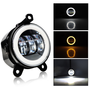 3.5 Inch LED Driving <strong>Lights</strong> Natural White Halo <strong>Ring</strong> DRL Angel Eye Fog Lamp Waterproof 60W 6000 lm 6000K 12V New Arrival - Product Image 6