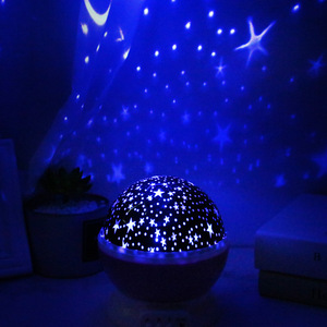 Lâmpadas de led 360 graus rotativas, romântica, 4 lâmpadas led, 9 luzes coloridas, cosmos, estrela, céu, luz noturna, projetor com usb cabo - Product Image 5