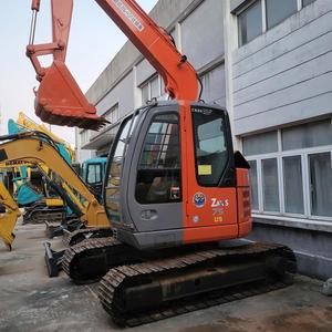 Miniexcavadora Hitachi Zx75 de 7.5 Toneladas, Muy Popular, Máquina Hidráulica de Cadenas, Miniexcavadoras Hitachi 75 Usadas a Buen Precio - Product Image 4