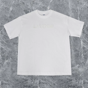 Streetwear 230G T-shirt à manches courtes pour hommes de couleur unie modèle artisanal en relief personnalisé T-shirt unisexe ample - Product Image 1