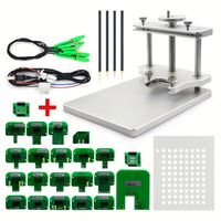 Marco BDM LED, Sonda BDM de Aluminio y Acero Inoxidable con 22 Adaptadores BDM para KESS K-tag FGTECH, Herramienta de Programación de ECU y Chip Tuning