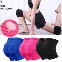 Genouillères de Compression Épaissie, Genouillère Épaissie pour Danse, Entraînement Sportif, 1 Paire