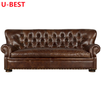 Canapé Chesterfield capitonné de style vintage U-BEST, canapé, divano, divani, bankstel, salon, meuble, maison, mobilier, salon
