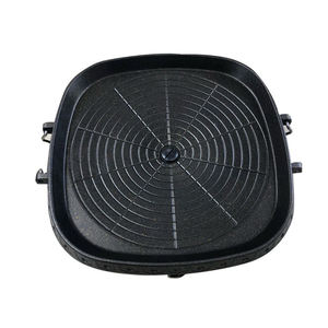Hot Sale Cast Iron <strong>Frying</strong> <strong>Pan</strong> Non Stick Skillet Flat <strong>Pan</strong> Barbecue Non-stick <strong>Grill</strong> <strong>Pan</strong> - Product Image 1