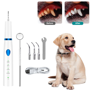 Kit de brossage des dents pour animaux de compagnie avec lumière LED Outils dentaires pour <span class=keywords><strong>enlever</strong></span> la plaque et le <span class=keywords><strong>tartre</strong></span> pour chien et <span class=keywords><strong>chat</strong></span> - Product Image 2