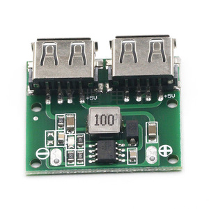แบบ USB คู่แบบ12V 24V ถึง5V ที่ชาร์จในรถยนต์ DC-DC 3A โมดูลตรวจสอบแรงดันไฟฟ้าชาร์จเร็ว - Product Image 3
