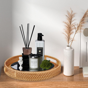 Bandeja de mimbre de encaje de nuevo diseño, cesta de almacenamiento de mesa, bandeja de pastelería para fiesta de boda, decoración de Mesa para el hogar, bandeja para servir restaurante - Product Image 4