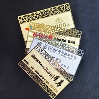 Tarjeta de Visita Metálica Personalizada ODM de Doble Cara, Acero Inoxidable Cepillado, NFC, Negro Mate/Plateado/Dorado/Oro Rosa