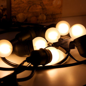 Bombilla LED de Filamento Esmerilado C35 con Base de Rosca Pequeña, Estilo Retro Edison para Hotel y Cafetería - Product Image 1