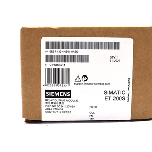 Module de sortie relais SIMATIC ET200SP 6ES7132-4HB01-0AB0 neuf d'origine, 4RO, module d'E/S distribué à contact relais - Product Image 1