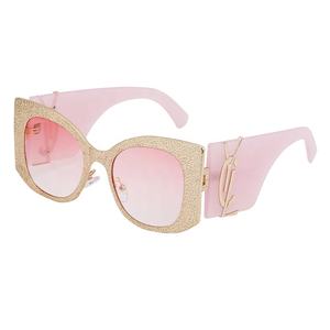 2025 all'ingrosso nuova signora occhiali da sole di moda l'ultimo lucido grande telaio occhiali da sole esclusivi per le donne occhiali - Product Image 4