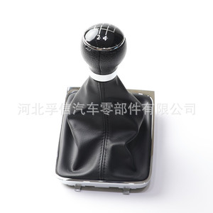 หัวเกียร์รถยนต์ Passat B6 สีดำ ทำจากพลาสติก PU ออกแบบตามหลักสรีรศาสตร์ พร้อมฝาครอบกันฝุ่น - Product Image 4