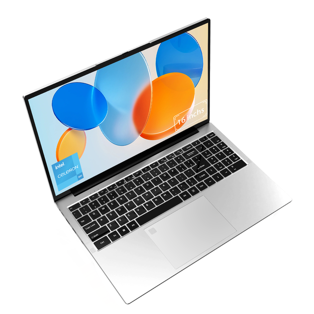 New Factory 16 Inch Slim Business Laptop Intel N95 Quad Core Windows 11 60Hz Refresh Rate 1TB SSD DDR4 WiFi