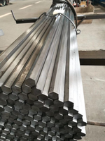 Batang Heksagonal Baja Karbon A36Q235B, Batang Padat SMLS untuk Pembuatan Baut Mur, Komponen Perkakas CNC, Selongsong Poros, Bahan Baku