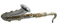Eastern Music Full Body Hand-Hammered Cupronickel MKVI Style Tenor Saxophone Wind Instrument Model TS366BTH
