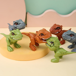 Mini llavero de dinosaurio que se mueve al morder el dedo, modelo articulado, adorno de plástico, regalo para niños, accesorio unisex - Product Image 3