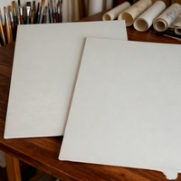 Tableau de toile vierge novice pour enfants bon marché peinture à l'huile acrylique peinture à la détrempe aux œufs avec panneau de toile sans acide