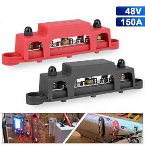 CNSPEED M6 <b>Battery</b> <b>Terminal</b> Block Red And Black 16 Pieces Per Pack For RV And Marine Power Distribution - Product Image 4