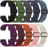 Venta Directa de Fábrica, Correas de Reloj de Repuesto Ajustables de Nailon Elástico de Liberación Rápida de 22 mm para Hombre y Mujer