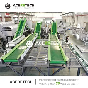 Hoge Stabiliteit AWS-PET Plastic Pet Vlokken Wasproductielijn Huisdier Recycling Machine