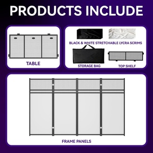 Customized Mingtang Stage Booth Foldable Stand LED Station Design Mobile Pliable <b>Folding</b> DJ Mixer Truss <b>Table</b> Portable - Product Image 5