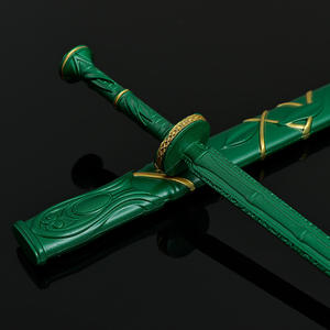 Épée en bambou vert de Xianxia Han Li de 22cm réplique en alliage de zinc métallique à collectionner décor de bureau modèle d'<span class=keywords><strong>arme</strong></span> fantastique - Product Image 5