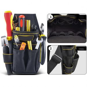 Factory Price Durable Waterproof Engineer Waist Tool Bag Multi Pockets Tool Belt Pouch Oxford Tool Bag - Product Image 5
