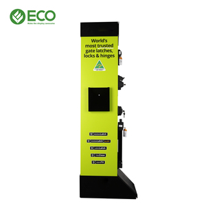 Hiện đại có thể gập lại kim loại <span class=keywords><strong>Rack</strong></span> hiển thị nhà máy trực tiếp bán cho siêu thị sử dụng các tông sóng cửa với tầng khóa đứng - Product Image 2