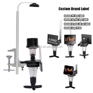 Mit Logo Board One Head Einzel flasche Wein Schnaps Getränkesp ender Tisch regal Wand ständer Pumpe Bier Alkohol Bar Butler - Product Image 3