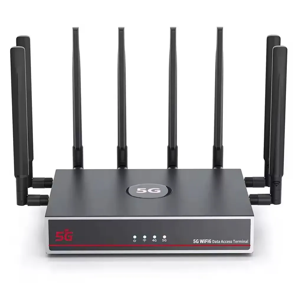 OEM高速MT7981AX3000 Wifi6 VPN 2.5G WAN LANM.2スロットデュアルSIMベースSDX65標準モデム4g5gwifiルーターからSIMカード