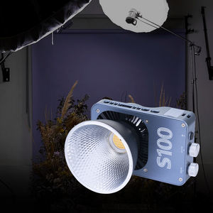 إضاءة فوتوغرافية Led صغيرة الحجم محمولة محمولة باليد بيضاء زرقاء من الألومنيوم لكاميرا فيديو خارجية - Product Image 2