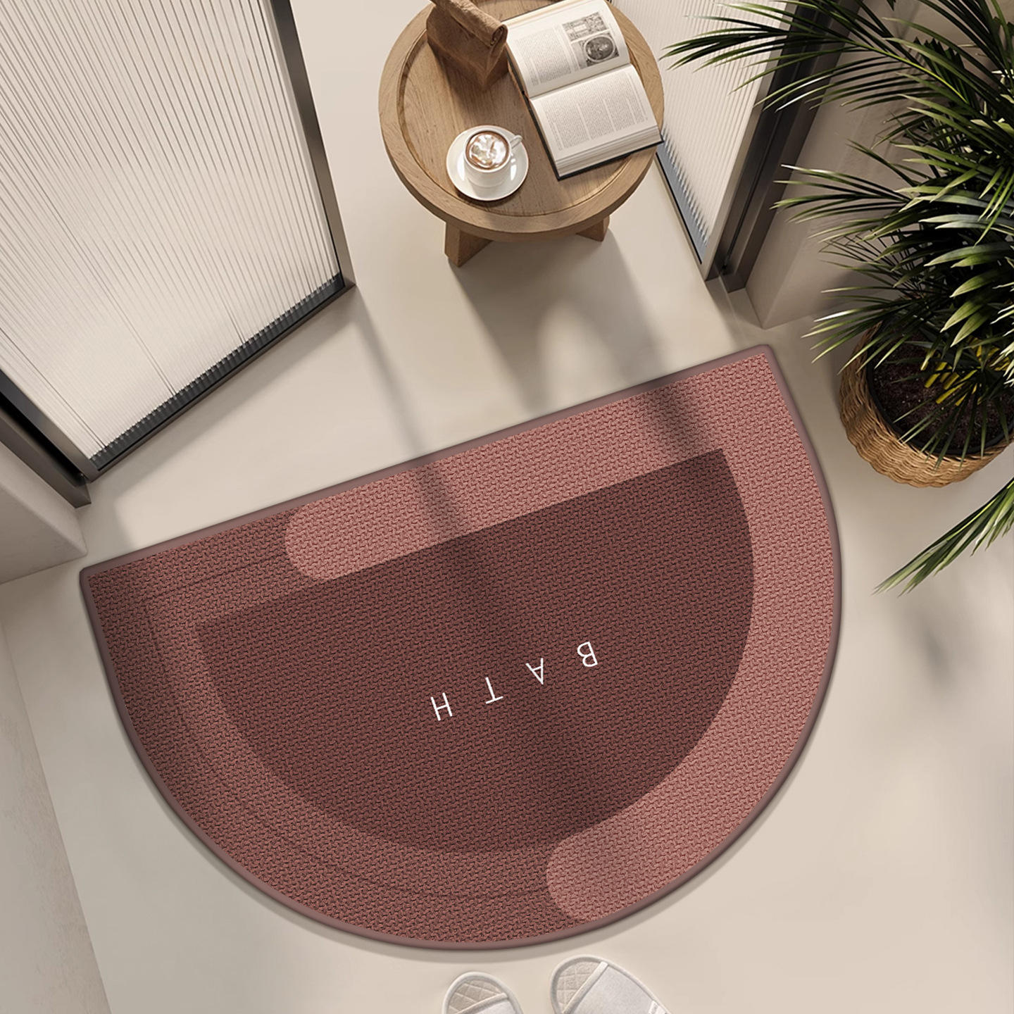 Red bean paste - semi-circle