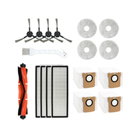 Accessoires de remplacement d'usine compatibles avec Xiao Mi X20 X20 Pro X20 Max : brosse latérale rotative, sac à poussière, filtre, tampon de serpillière, aspirateur