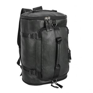 Sac à dos de voyage grand format en cuir vegan, nouvelle collection 2024, design tendance, sac de sport portable, sac de week-end pour homme, fabriqué en usine BSCI - Product Image 1