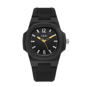 Reloj deportivo de moda para hombre, reloj ovalado de nicho, resistente al agua, de cuarzo, con correa de silicona, venta al por mayor. - Product Image 5