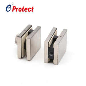 <span class=keywords><strong>Eprotect</strong></span> FT-54 Design moderne américain standard en acier inoxydable Serrure de porte en verre Raccord de porte en verre Serrure Patch - Product Image 4