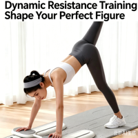 Appareil de fitness amovible pour le ski, entraîneur du plancher pelvien, appareil silencieux pour le remodelage des jambes et des hanches, équipement de fitness à domicile