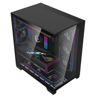 Boîtier d'ordinateur de jeu de bureau en alliage d'aluminium Ruix O11Vision-SE ATX Full Tower avec fenêtre latérale, alimentation et composants PC de haute qualité