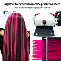 Outil professionnel de coiffure à pointe en K, contrôle de température réglable, affichage numérique, chauffage rapide, usage en salon, maintien puissant, en plastique