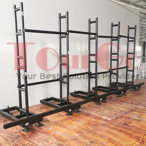 Pantalla LED de pared de video LED de altura ajustable Soporte de tierra Altura elevada 1m, estilo volado y suelo - Product Image 4