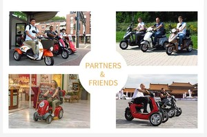 Spirite-2 China CE 500W/ Four-Wheel Brushless Motor/ Wholesale Two-Seater/ Four-Wheel Electric Scooter /for the Elderly - Product Image 4